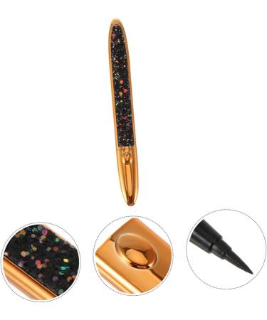 Healvian 2pcs Self Adhesive Mascara Makeup Supplies Glitter Liquid Eyeliner Black Eyeshadow Pencil Plastic - Buy Online on GoSupps.com
