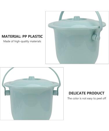 Urinating Potty with Lid Handle Thickened Portable Household Urinal with Lid Urine Pots Urine Bucket Potty Urinal Bottle for Home Outdoor Travel Camping-Blue - Buy Online on GoSupps.com