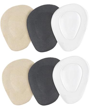 FRCOLOR High Heel Shoe Pads - 3 Pairs Clear Gel Forefoot Cushions & Insoles for Ultimate Comfort - Buy Online on GoSupps.com