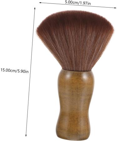 Men's Beard Brush with Wooden Handle - Premium Shaving Set & Hair Cleaning Brush - Travel Size 11x6.5cm - Musthave Grooming Accessory - Buy Online on GoSupps.com