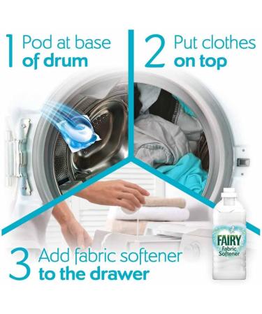 Fairy Original Fabric Softener 83washes 2.905L Fabric Conditioner Huggably Soft for Sensitive Skin 3Pk + Our Gift for You: Organza Bag Size: 9x7x0.1cm - Buy Online on GoSupps.com