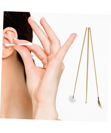 ORFOFE 3pcs Ear Cleaning Kit Multipurpose Ear Wax Removal Tool Bamboo Handle for Daily Use for Travel - Buy Online on GoSupps.com