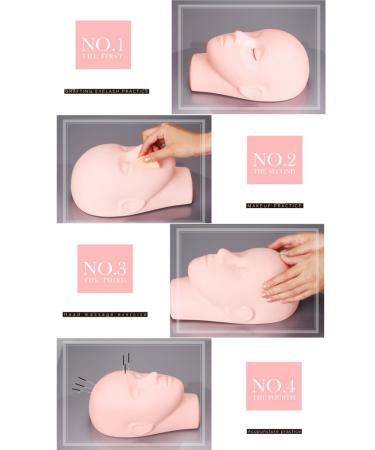 Yephets Pro Training Mannequin Flat Head for Makeup & Eyelash Extensions - Buy Online on GoSupps.com