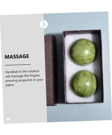 Tovinanna 2-Piece Jade Massage Handballs | Health & Exercise Balls for Hand Massage & Relaxation - Buy Online on GoSupps.com