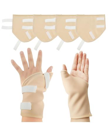 4 Pack Castor Oil Wrap Pack for Hands Castor Oil Liver Wrap Pack Kit Castor Oil Wrap Organic Cotton Flannel Reusable Castor Oil Compress Wrap Pad