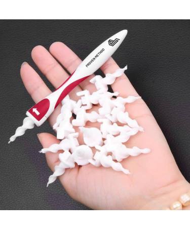 15pcs Q Grip Spiral Ear Wax Remover Replacement Tips with Silicone Swab Tips - Reusable Earwax Remover for Adults & Children - Buy Online on GoSupps.com