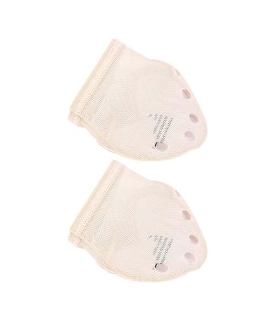 Keenso 1 Pair Foot Thong 5 Toes Paw Pad Ballet Dance Forefoot Fingertip Separation Half Protective Shoes(L)