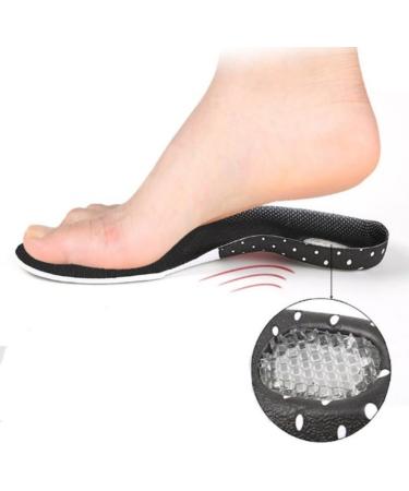 Premium Comfort Gel Sports Insoles for Men & Women - Orthotic Cushion with Arch Support for Plantar Fasciitis & Sore Feet Relief | Large (M 7.5-12 / W 9-13) - Buy Online on GoSupps.com