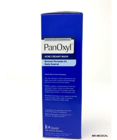 Panoxyl 4 Acne Creamy Wash - 6-Ounce | Powerful Acne Treatment - Buy Online on GoSupps.com