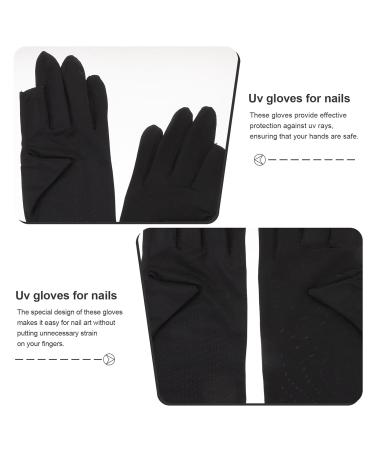 POPETPOP 4 Pairs Nail UV Gloves UV Protection Gloves Salon Nail Art Hand Skin Protective Gloves - Buy Online on GoSupps.com