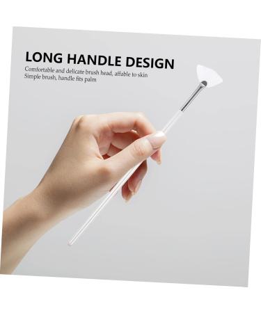 DRESSOOS Beauty Facial Brush Bowl Fan Applicator for Peel Makeup Mud Brushes Facial Tool Creamy Blush Scraper Beauty Tools Body Butter Care White Nursing Kit - Buy Online on GoSupps.com