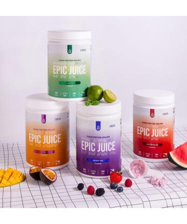Nanosupps Epic Juice Clear Protein Isolate 875g - 89g Protein Lactose-Free Zero Carbs & Sugar Non-Foaming Berry Mix - Buy Online on GoSupps.com