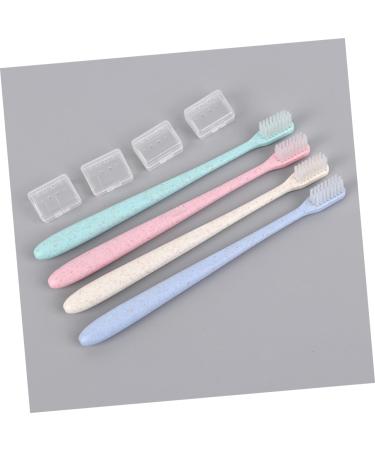 Mobestech Organic Travel Toothbrushes - 32 Pieces for Camping & Household Care | Eco-Friendly Brush for Vegetarian Diets - Buy Online on GoSupps.com