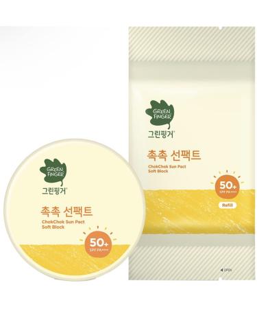 Green Finger Kids Sunscreen Facial Cushion Pact SPF50+ with Aloe Baobao & Moringa - Children Sun Protection 16g - Buy Online on GoSupps.com