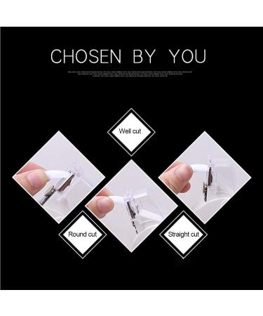 Adjustable Acrylic Nail Clipper - Stainless Steel Cutter for False Nails - White Manicure Tool - Buy Online on GoSupps.com