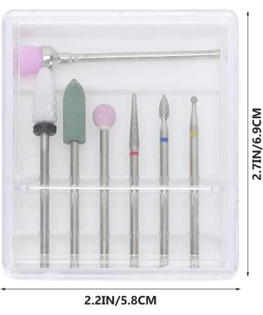Lurrose Electric Nail File Electric Nail File Nail Drill Bits Bits Electric Manicure Head for Home Salon Manicure Pedicure Polishing Art Tool Ceramics Tools Nail Accessories - Buy Online on GoSupps.com