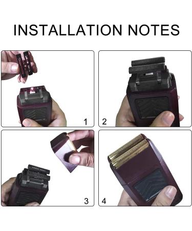 5 Star Series Finale Shaver Replacement Film & Cutter - Compatible with Foil 7031-100 7043-100 - Super Close Shaving Heads for #8061 #8164 (Red+Gold) - International Shipping Available - Buy Online on GoSupps.com