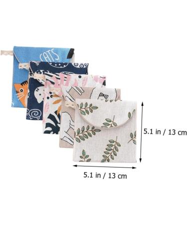 Buy Lurrose 20 pc Storage Bags for Women's Bandages | Knitted Money Bags for Menstrual Pads & Cash | International Shipping Available - Buy Online on GoSupps.com