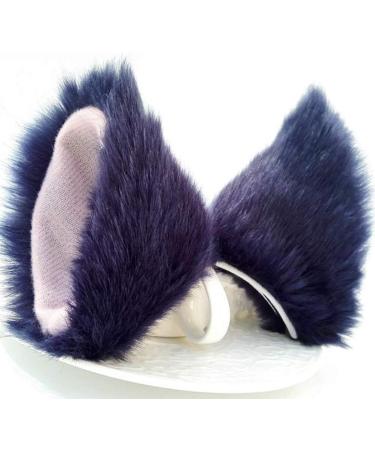 NUOBESTY Cat Ear Fox Ear Hairpin Adorable Shape Hair Clip for Kids Girls (Dark Blue Dark Purple Dark Black) 3 Pairs - Buy Online on GoSupps.com