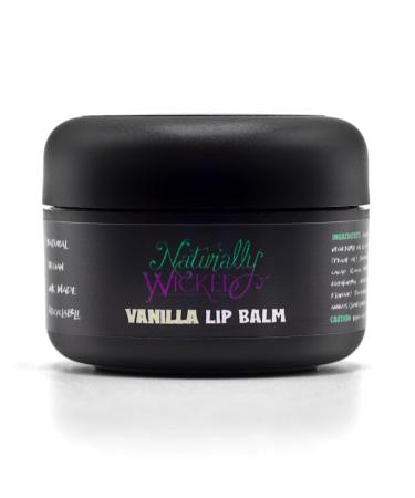 Naturally Wicked Vanilla Lip Balm | Natural & Vegan Repairing Balm For Lips | 15ml