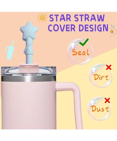 IFORYONLIFE 6 Pack Silicone Replacement Straws for Stanley 40oz 30oz 20oz 14oz Tumbler Accessories Reusable Straws with Straw Covers and Cleaning Brush for Stanley Cup - Buy Online on GoSupps.com
