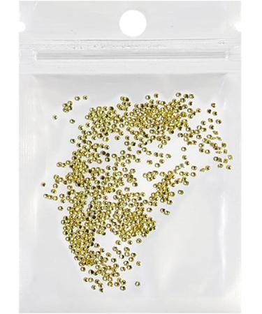 FEIlei Mini Beads Nail Charms Nail Gems Gold Silver Nail Art Studs Nail Art Decorations - Buy Online on GoSupps.com