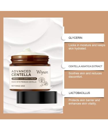 Aeviani Calming Enrich Cream with Centella & Probiotics for Sensitive Skin Daily Soothing & Hydrating Moisturizer with Asiatic Extract & Lactobacillus 60ml - Buy Online on GoSupps.com