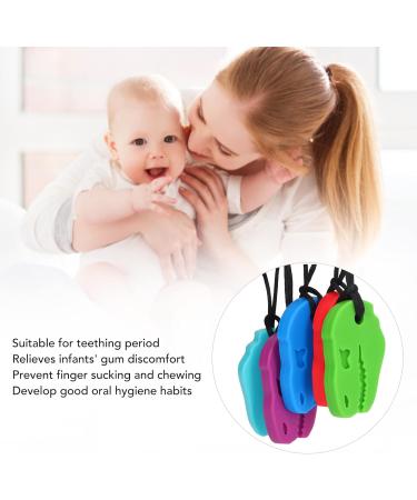 5pcs Silicone Teethers - Teething Chewing Pendant Teether | Anti-Grinding Stick for Babies - Safe & Durable - Buy Online on GoSupps.com