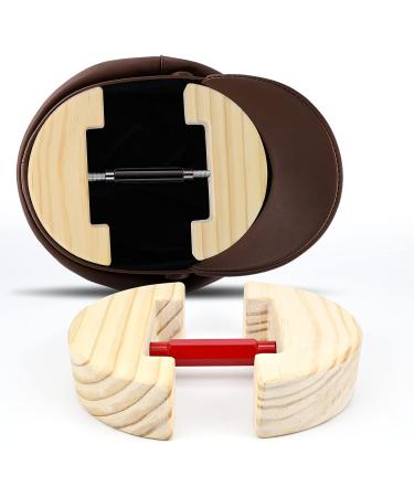 Adjustable Wooden Hat Stretcher with Heavy Duty Turnbuckle - Red Square Design | Fits All Hats 6 1/2 to 9 1/2 - Buy Online on GoSupps.com