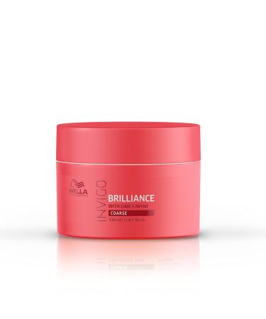 Wella Professionals Invigo Brilliance Hair Mask for Coarse Hair  Conditioning Treatment  Color Vibrancy Mask 16.9 Fl oz