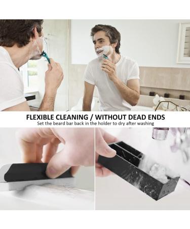 Grockstr Bart Cleaning & Keeper Set | Beard Cleaning Tool & Rod Holder for Men's Bathroom Sink| International Shipping Available - Buy Online on GoSupps.com