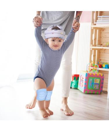 Umtiti Baby Adjustable Helmet Lightweight and Soft with 3 Pairs Baby Knee Pads for Crawling & 3 Pairs Baby Socks Great for Baby Learning to Walk and Crawl. Zoo Gray+6 Zoo Grey - Buy Online on GoSupps.com