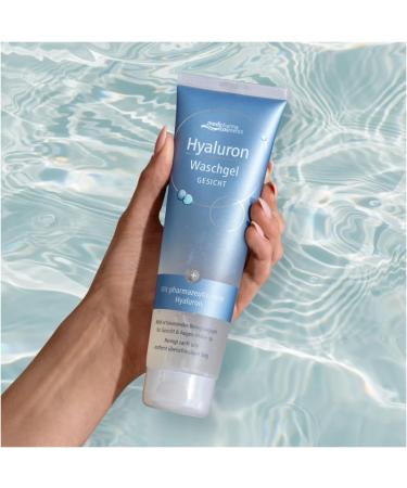 Dr Theiss Naturwaren Hyaluron washing gel gentle facial cleansing and makeup removal for dry and sensitive skin moisturizes the skin mildly foaming - Buy Online on GoSupps.com