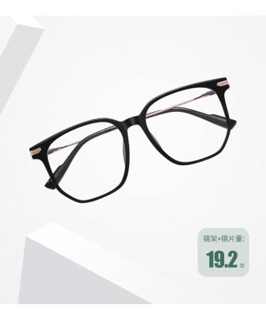 Buy Metal Temples Square TR90 Blue Light Blocking Glasses for Men & Women - Anti UV Ray Computer Reading Glasses - Stylish Black-Gold Frame (55mm - Buy Online on GoSupps.com