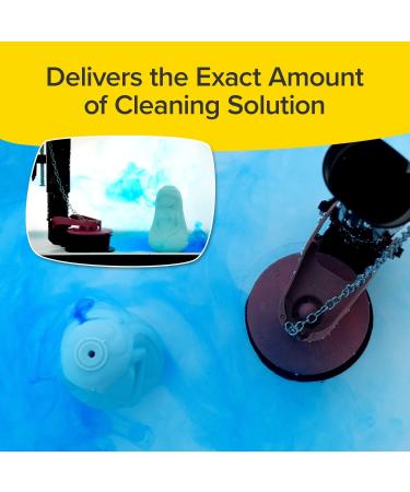 Mer-Maid Automatic Toilet Bowl Cleaner | AS-SEEN-ON-TV | Cleans, Freshens, Deodorizes | Lasts Up to 3 Months | Ultra-Strength Concentrated Formula | Easy-to-Use | 4 In Blue - Buy Online on GoSupps.com