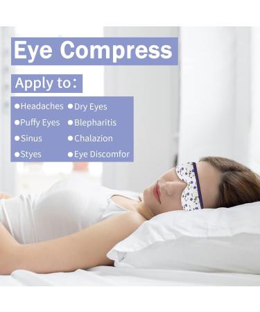 Moist Heat Eye Compress Pad - Microwave Activated Eye Mask for Dry Eye Relief - Buy Online on GoSupps.com