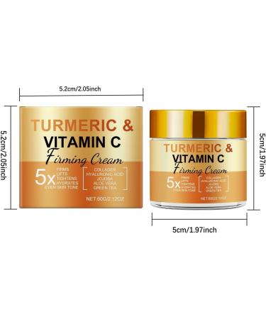 Cr me visage au curcuma avec vitamine C vitamin c creme cr me anti- ge raffermissante cr me clat hydratante hydratant raffermissant pour peaux normales s ches grasses et mixtes (2) - Buy Online on GoSupps.com