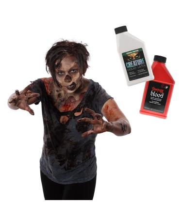 Creature Liquid Latex 2 Pack + Vampire Blood Set for Halloween Makeup and Dress Up - Buy Online on GoSupps.com