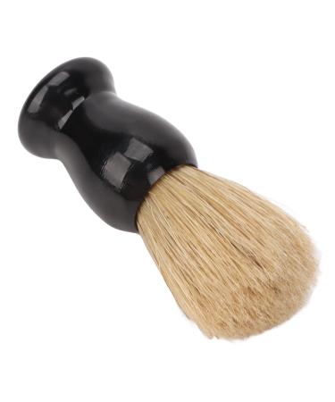 Premium Synthetic Beard Brush - Soft Bristles for Enhanced Shaving Cream Foam Curved Handle Lightweight & Portable - Ideal for Salons & Personal Use - Buy Online on GoSupps.com