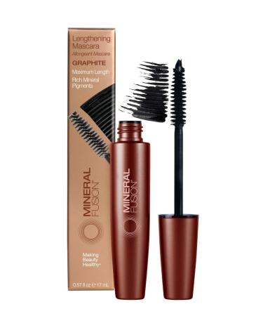 Mineral Fusion Lengthening Mascara, Graphite, 0.57 Fl Oz (Packaging May Vary) Graphite Lengthening