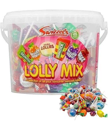 Bundle of Swizzels Matlow Lolly Variety Mix Sweets Bucket 1.06kg - Perfect for Easter Gift - Buy Online on GoSupps.com