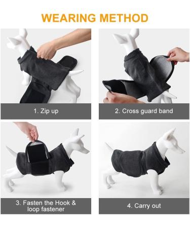 Dog Calming Vest & Anxiety Shirt - Breathable Anti-Anxiety Jacket for Small Medium Large & XL Dogs - Buy Online on GoSupps.com