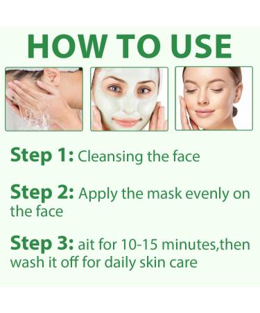  Xynqura Green Tea Mask 2 Pack Iron on Mask Deep Cleansing Deep Cleaning Oil Control Pore Refinement & Moisture Balance Rhino Reduction - Buy Online on GoSupps.com