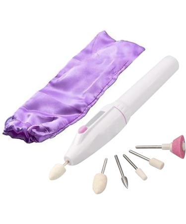 Electric P EEN Cordless Electric Nail File Manicure Peedicure Tool with 5 Nail Drill Portable Electric Nail Drill Rechargeable Electric Nail File Nail File for Nail Care Trim Polish - Buy Online on GoSupps.com