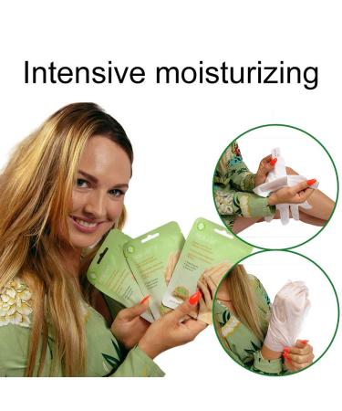 Korean Moisturizing Hand Mask with Shea Butter Spa Treatment - 3 Pack - Buy Online on GoSupps.com