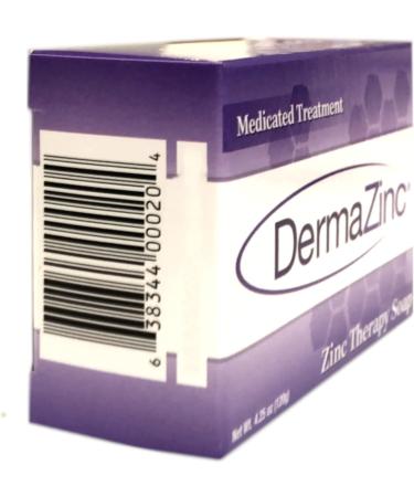 DermaZinc Zinc Therapy Soap 120g Bar - Enhance Skin Health & Relieve Dermatitis | International Shipping - Buy Online on GoSupps.com