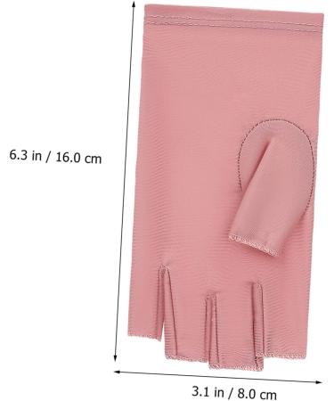 NUSITOU 2 Pairs UV Gloves Nail UV Rays Gloves Nail Art Accessory Gel Nail Gloves UV Nail Gloves Fingerless Gloves Nail Gloves Manicure Gloves Anti UV Nail Art Supplies - Buy Online on GoSupps.com