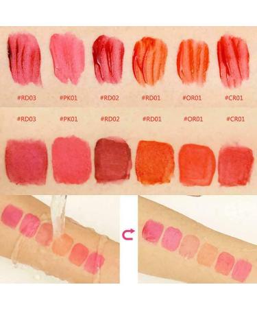 Wine Lipstick Matte Long Lasting Waterproof Lip Tint Set - 6 Colors | Lady's Wine Liquid Lip Gloss Stain Kit - Buy Online on GoSupps.com