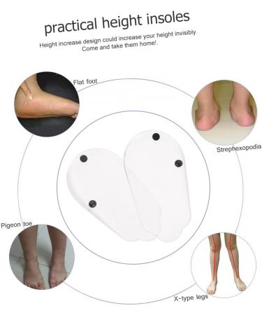 FRCOLOR Silicone Insole Heel Cups - 5 Pairs Sports Shoe Inserts & Gel Pads for Comfort - Invisible Wedge Cushion Assorted Colors - Buy Online on GoSupps.com