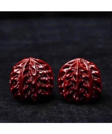 Unbit Baoding Balls - 2 Pack Marble Stress Balls for Hand Self-Massage & Exercise (40mm Walnut Color) - Buy Online on GoSupps.com